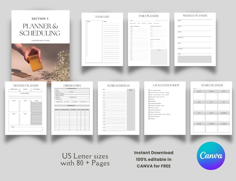 Editable Soap Making Business Plan Template Printable Soap Etsy