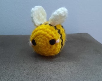 Handmade crochet bee
