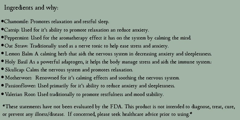 Anxiety-Ease Herbal Tea Blend • Organic Herbs image 3