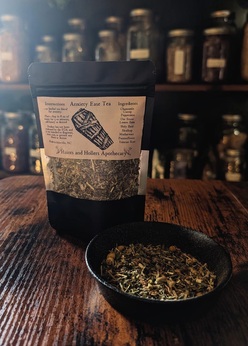 Anxiety-Ease Herbal Tea Blend • Organic Herbs image 1