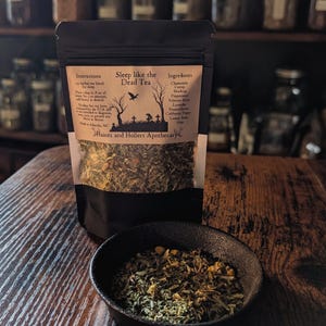 Sleep Like The Dead Herbal Tea Blend • Sleep Aid • Organic