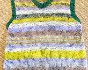 The Mohair Striped Vest 03