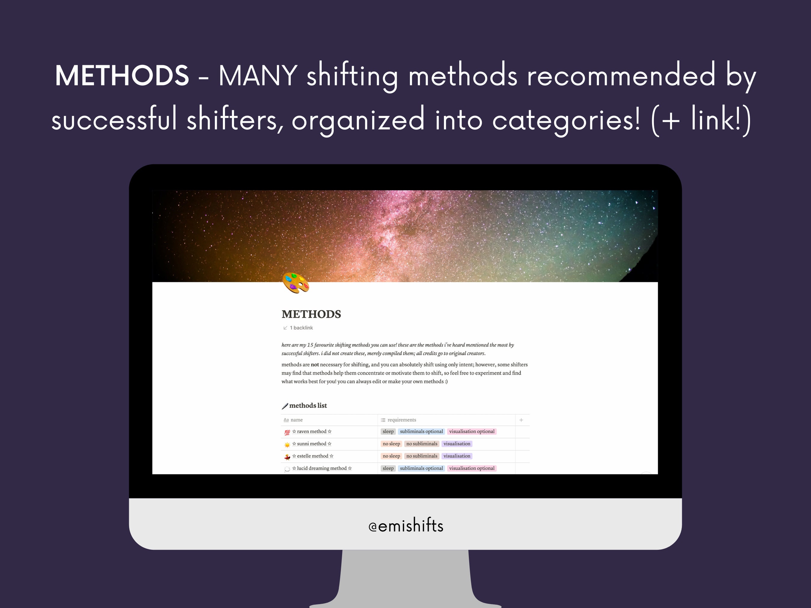 Notion REALITY SHIFTING HUB Digital Shifting Script Template Etsy Notion REALITY SHIFTING HUB Digital Shifting Script Template Etsy