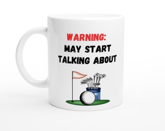 Funny Golf Fan Mug: Warning Golfer Gift - Etsy