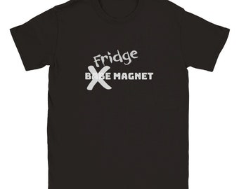 Funny Fridge Magnet Crewneck T-shirt