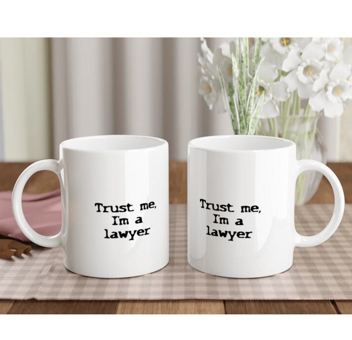 WCGXKO Kosmetiktasche „Trust Me I'm A Lawyer“ – Mit Reißverschluss, 22,9x18,3 Cm, Canvas, Wasserabweisend