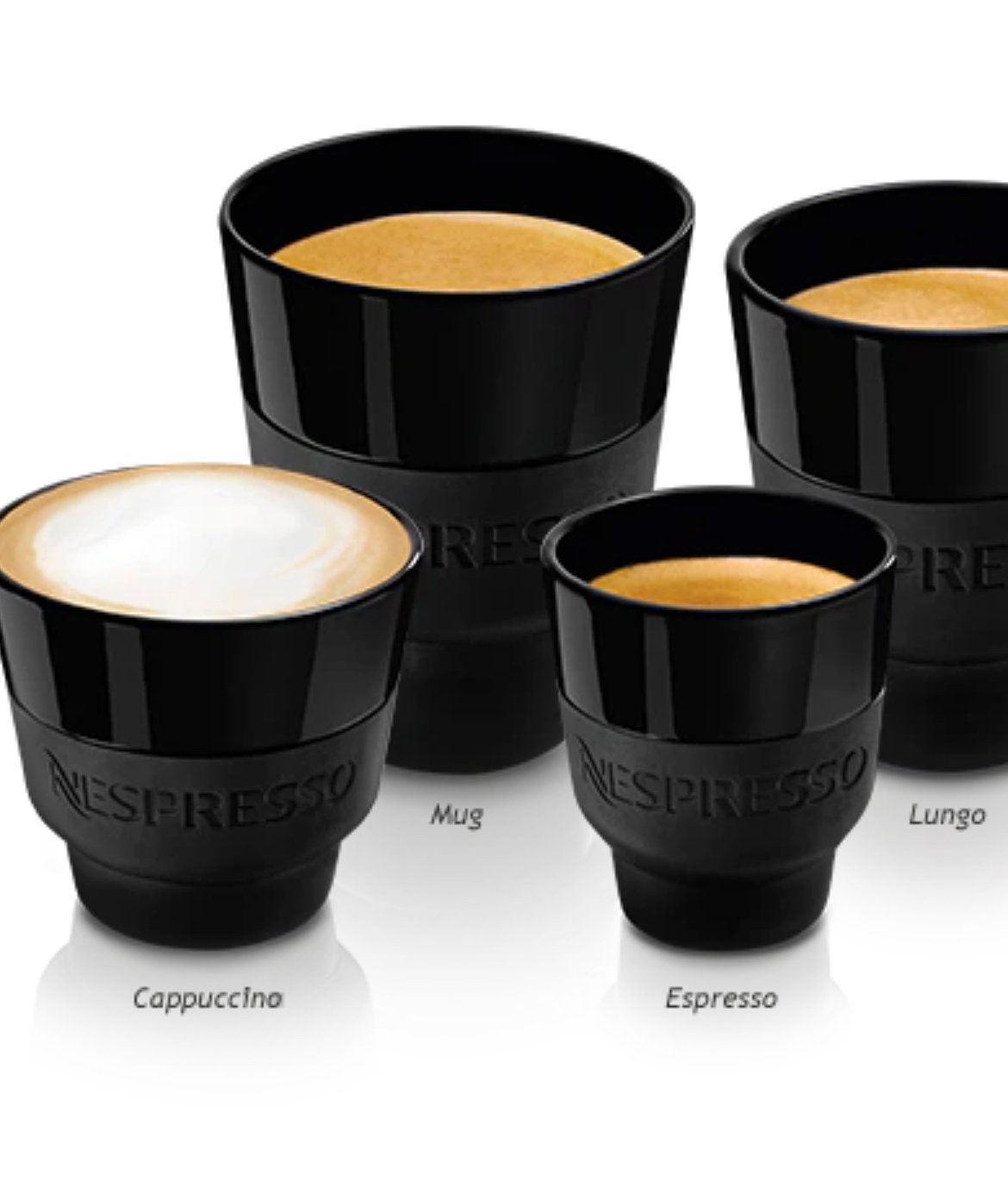 Vertuo Coffee Mugs - Set of 4