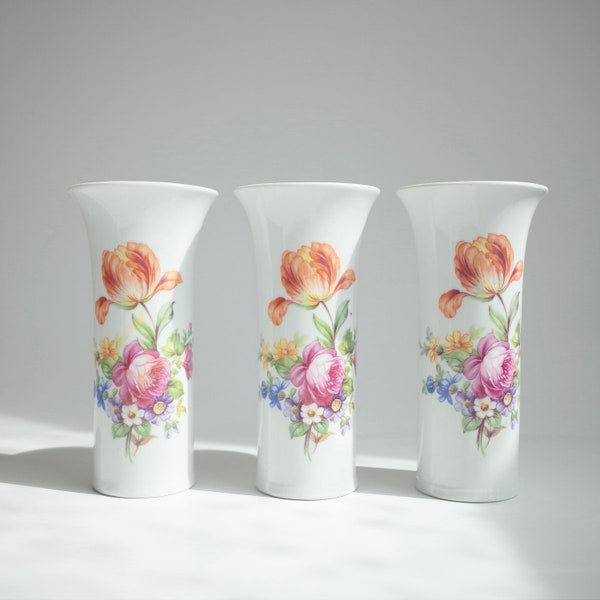 vintage porcelaine vases made in West Germany