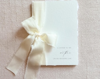 A Letter To My | On My Wedding Day | Wedding Book
