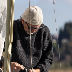 Fischermütze, Docker Beanie, Traveller Cap aus Merinowolle