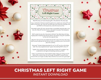 Christmas Left Right Game | Christmas Party Game | Gift Exchange Game | Pass The Gift Game | Pass The Present Game | White Elephant Game