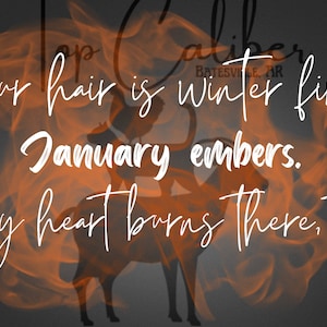Stephen King IT Ben Hanscom Your Hair Is Winter Fire, January Embers, My Heart Burns There Too PNG Sublimation Horror Sublimation Horror PNG