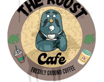 Sublimación PNG de The Roost Cafe de Animal Crossing