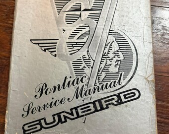 Manual de servicio del Pontiac Sunbird de 1987