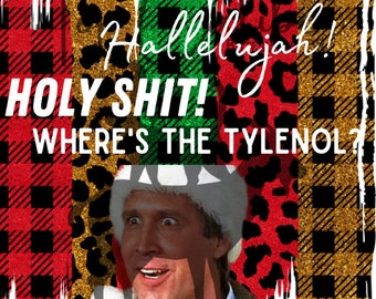 Vacaciones de Navidad Clark Griswold PNG Aleluya Mierda ¿Dónde está el Tylenol? PNG leopardo Navidad cuadros búfalo