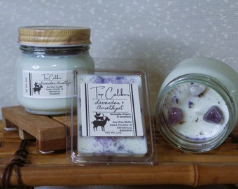 Lavender & Amethyst Candle Pack