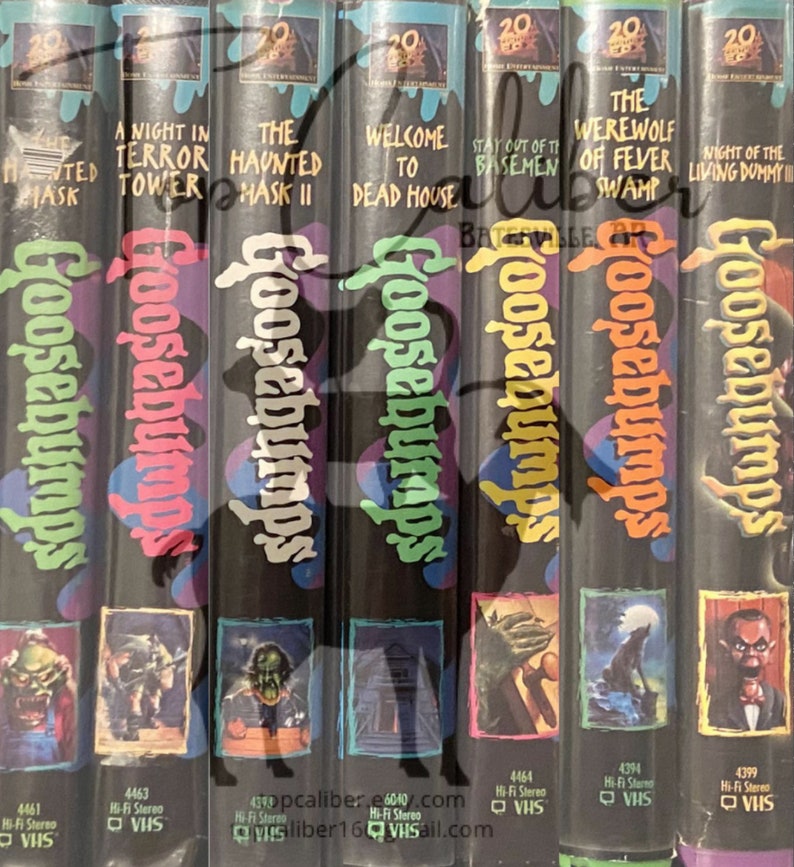 Goosebumps VHS Tumbler Wrap PNG Sublimation the Haunted Mask Etsy Canada
