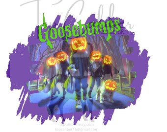 Goosebumps Attack of the Jack O Lanterns PNG Sublimation