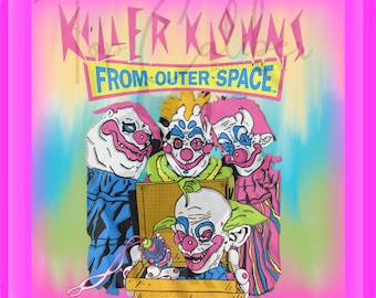 Killer Klowns From Outer Space Sublimation PNG