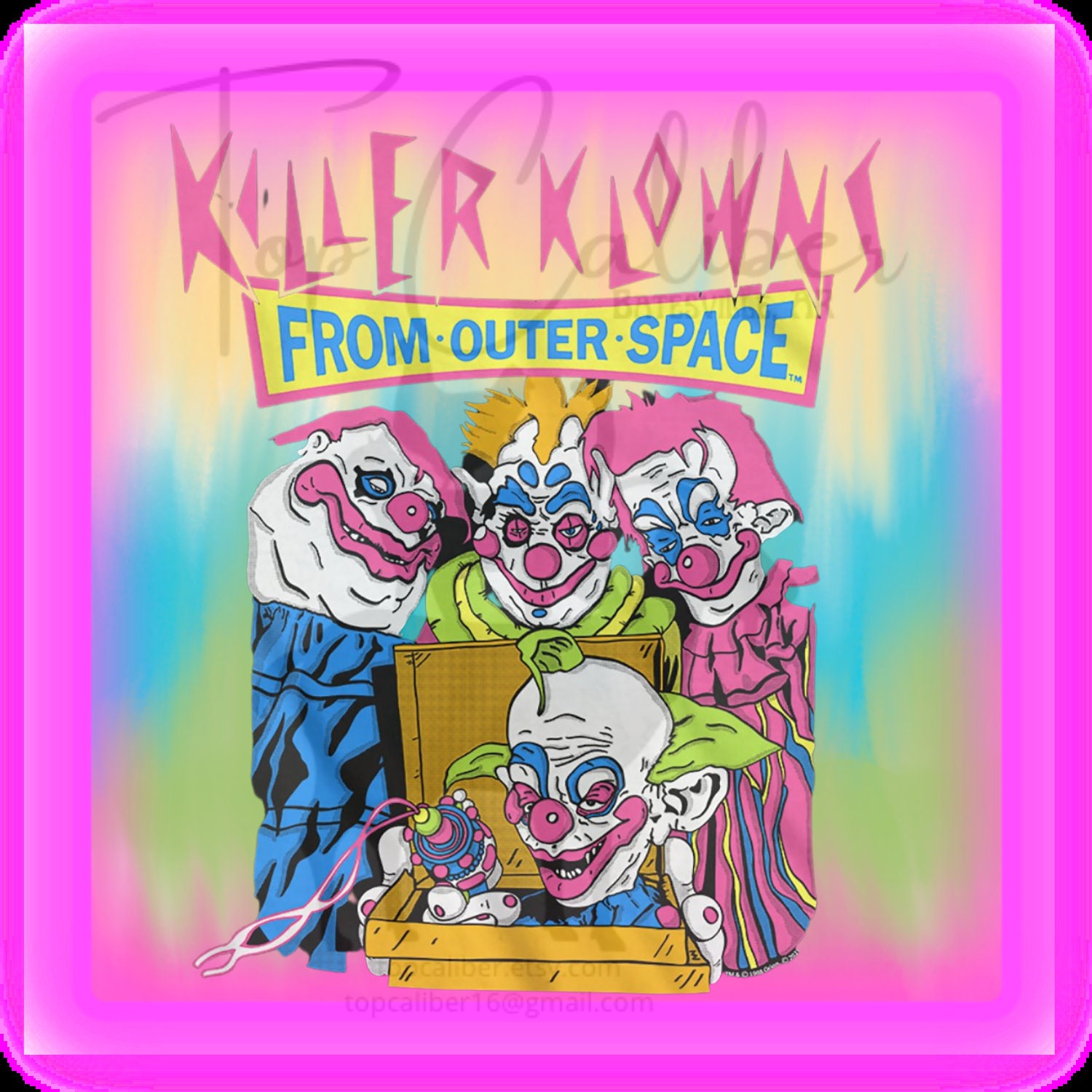 Killer Klowns From Outer Space Sublimation PNG