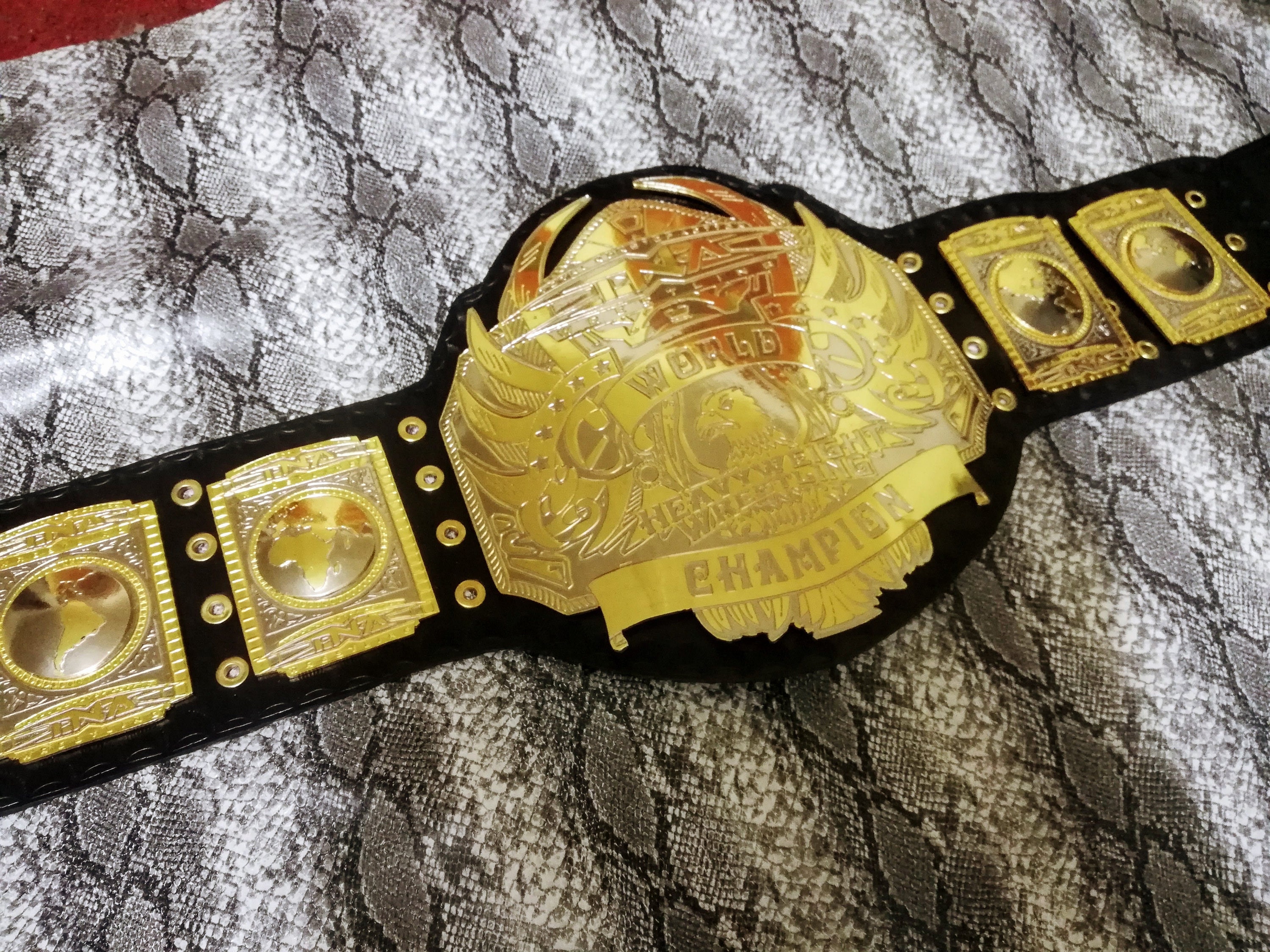 TNA Heavyweight Wrestling Championship Belt Adult Size 