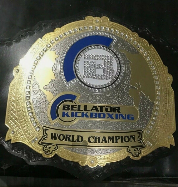 Bellator Kickboxing World Championship Wrestling Title Belt Etsy