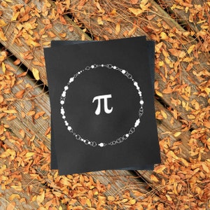 Erste 100 Ziffern PI (A4 Print) | Datenvisualisierung Zeichnung