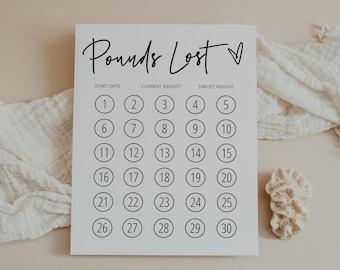 Seguimiento de pérdida de peso, kilos perdidos, 13 kilos, fitness, salud, entrenamiento, ejercicio, cardio, ayuno, comidas, calorías, registro, gráfico, imprimible