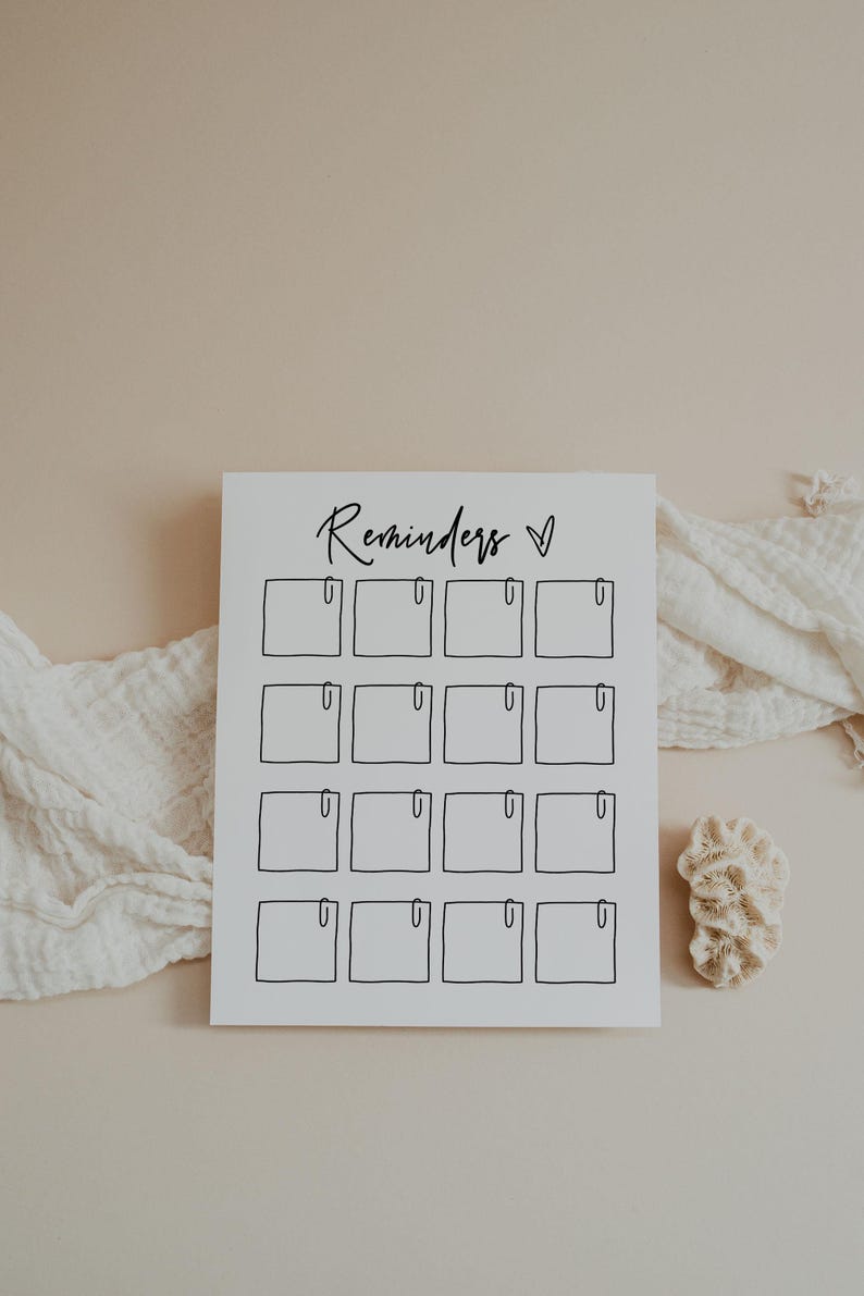 Reminders List, Task Alerts, Important Notes, to Do, Daily Planner ...