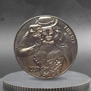 Hobo Coin Sexy Woman Burlesque Show Unique Art Custom Coin Nickel