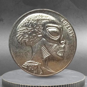 Hobo Coin Alien Extra Terrestrial From Outer Space Custom American