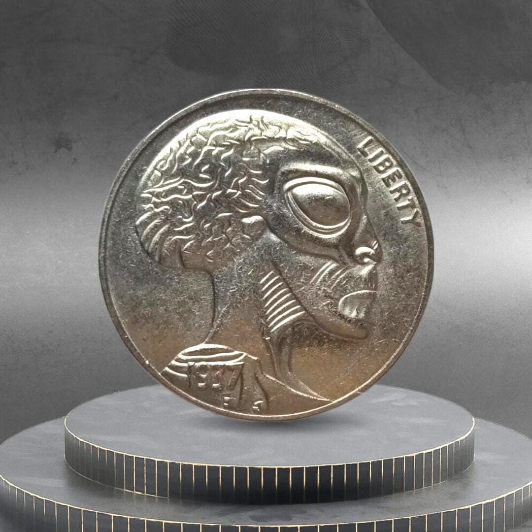Hobo Coin Alien Extra Terrestrial From Outer Space Custom American