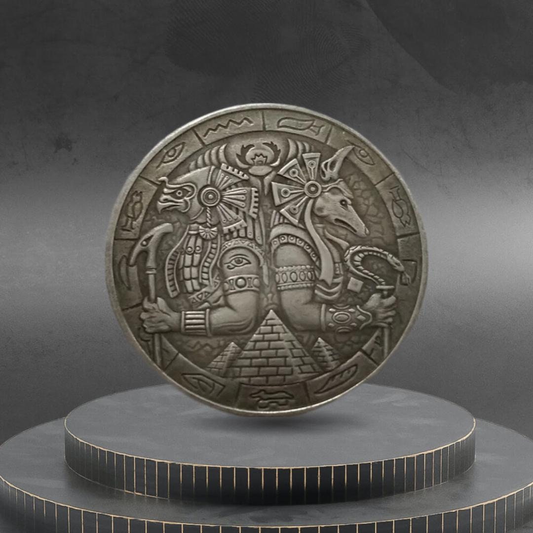 Hobo Coin Anubis the Son of Ra Ancient Egyptian Pyramid God American ...