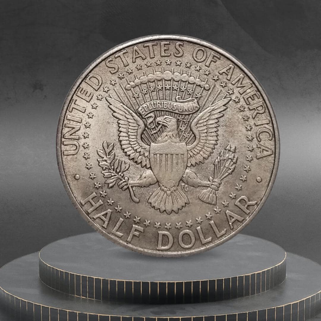 Hobo Coin Skull President John F Kennedy JFK American Custom Coin Half ...