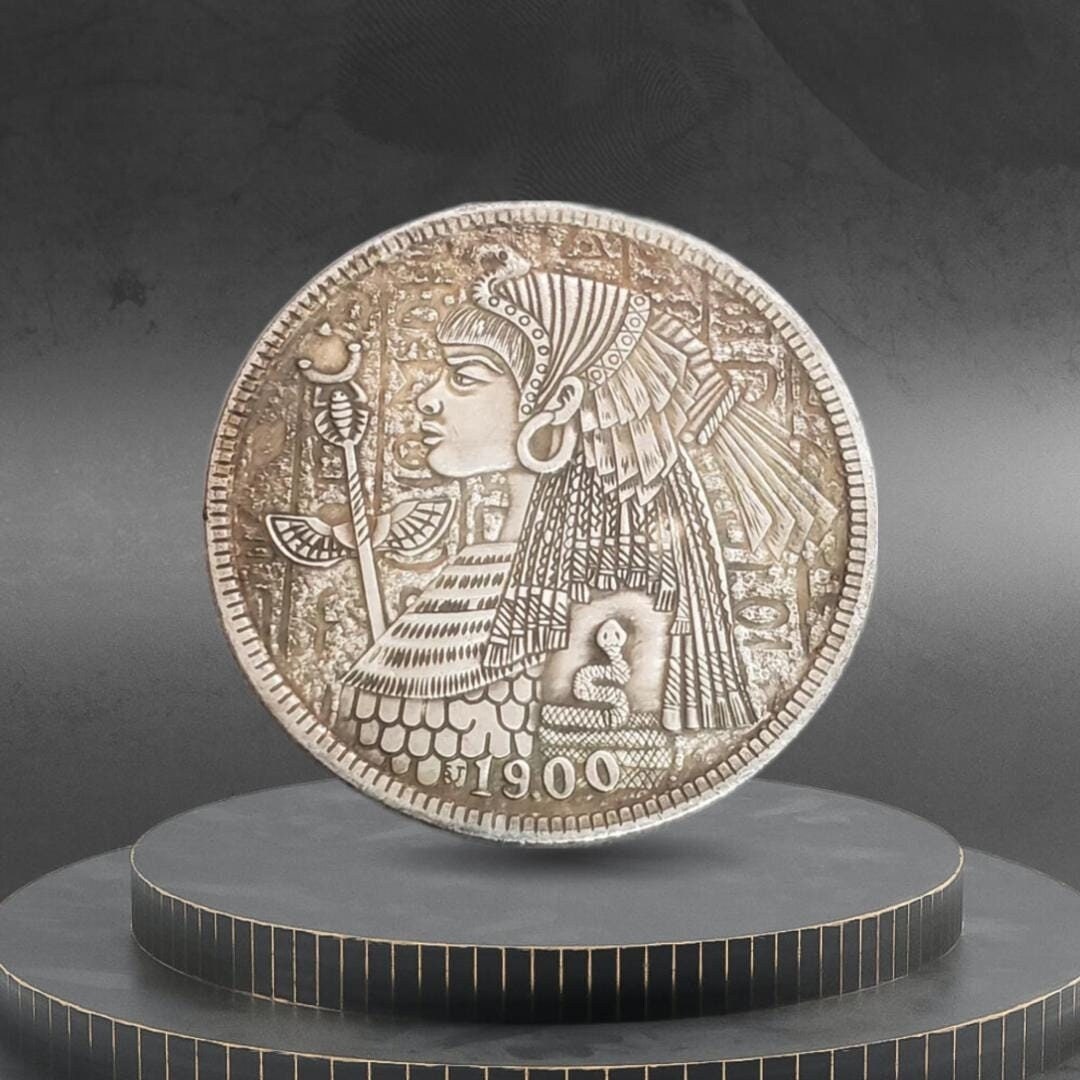 Hobo Coin Ancient Egyptian Queen Cleopatra American Custom Coin Dollar ...