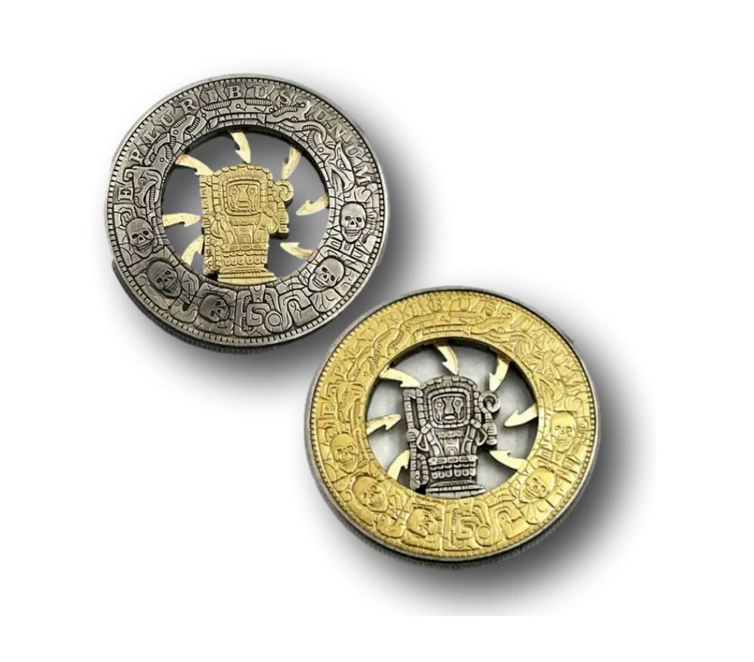 Bootleg Coin Moving Coin Roman Booteen Mayan Trap Coin Hobo Coin Mechanical Medieval ...