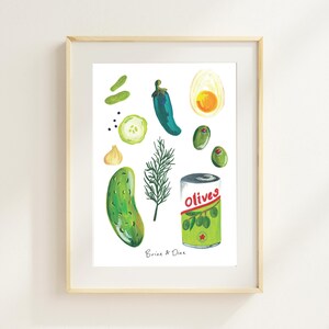 Brine and Dine A4 Print