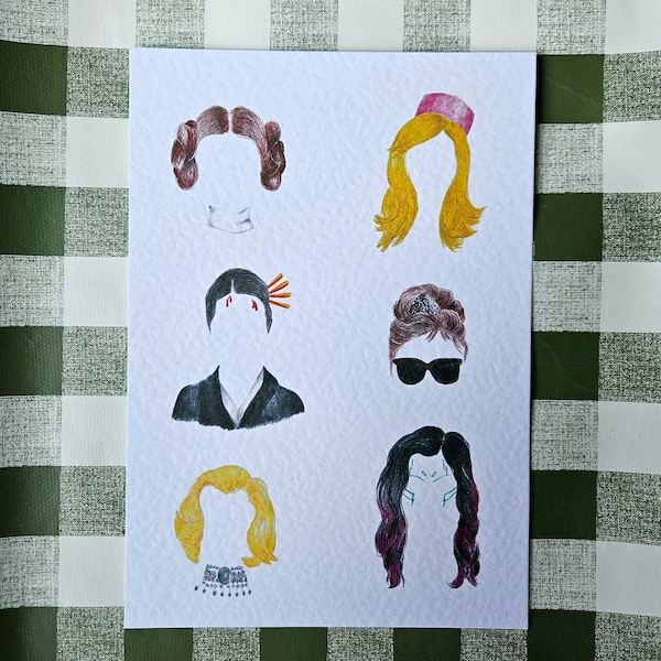 The Simpsons Characters Art Print A4 - Etsy