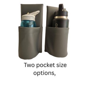 Drink bottle Holder Caravan storage pocket marine grade vinyl