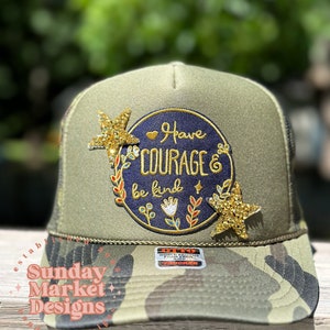 Casquette trucker Have Courage & Be Kind : Casquette femme avec empiècement en mousse