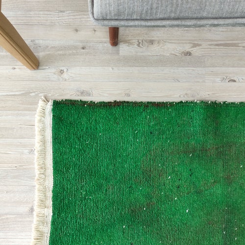 HANDMADE VINTAGE SMALL shops Carpet Rug 2'9'' x 18'' Anatolian Overdyed Green Colour For Bathroom Outdoor Kids Kitchen / No 3170
