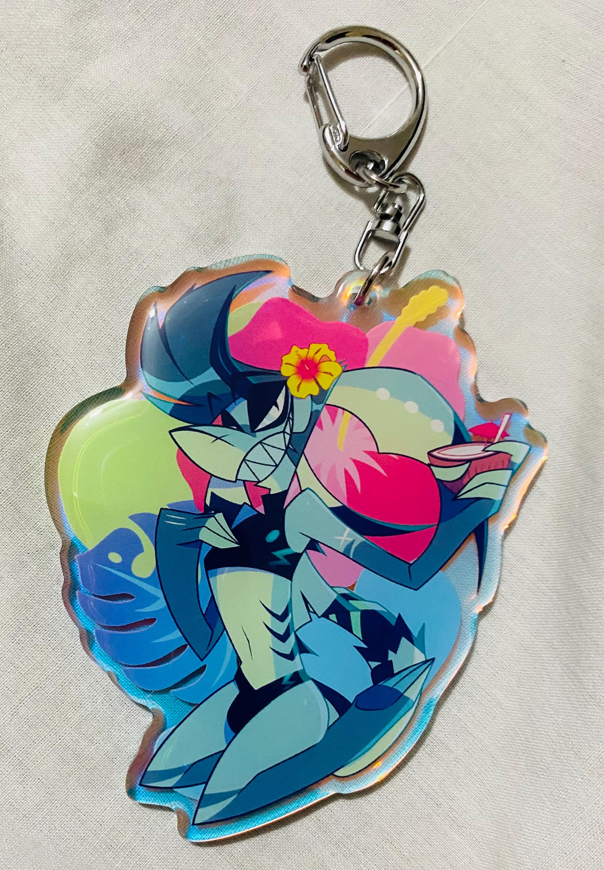 Swimsuit Chaz Rainbow Acrylic Keychain *FANMADE* - Etsy
