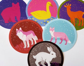 Pride Animal Stickers