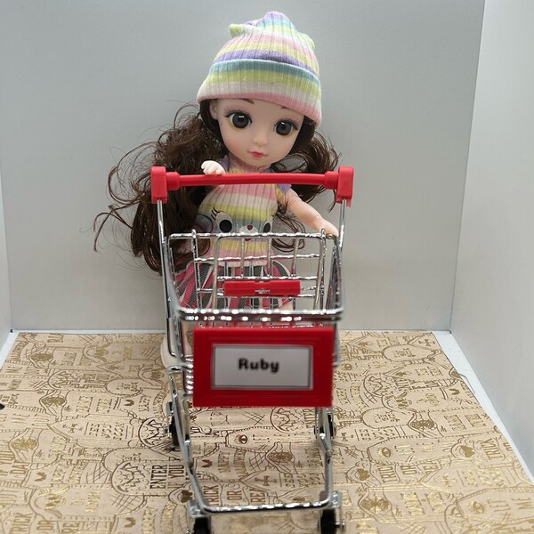Miniature Shopping Cart Etsy