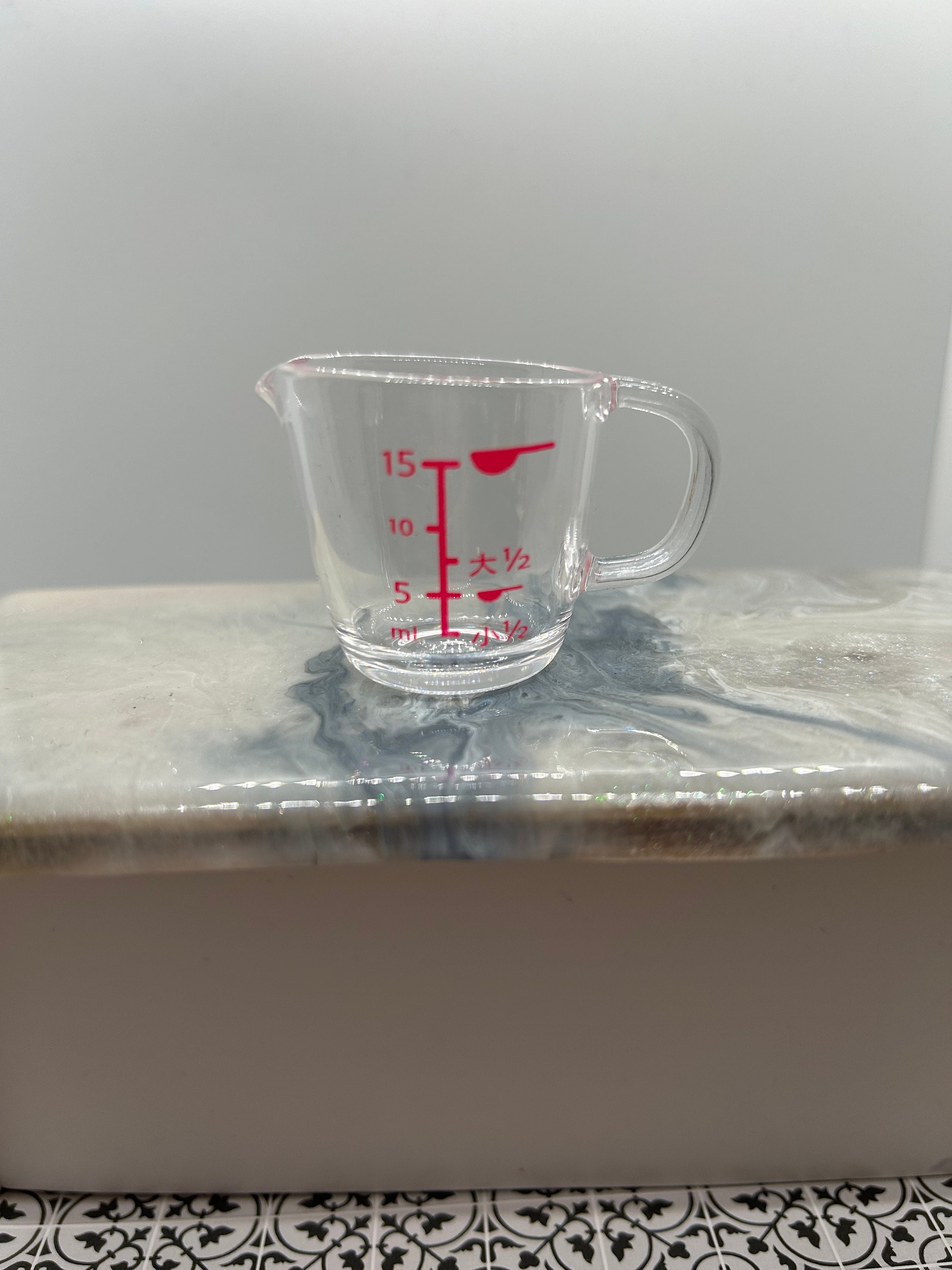 Mini Measuring Cup Transparent Measuring Cup Portable Mini Scale