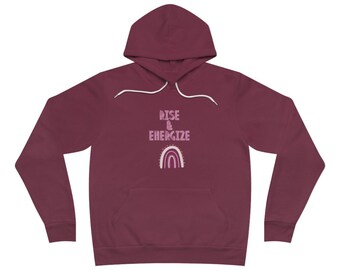 Rise & Energize Womens  Fleece Pullover Hoodie