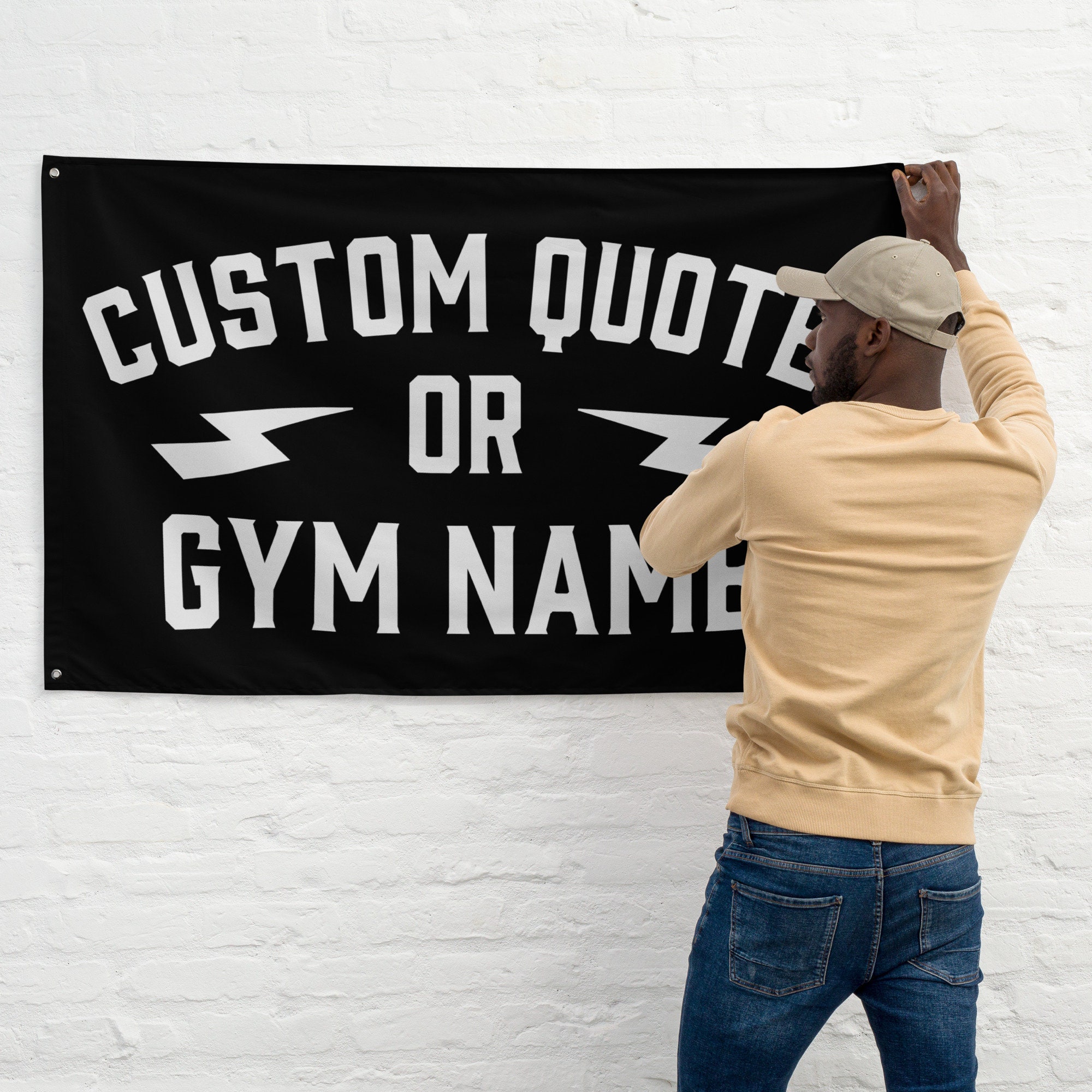 Custom Gym Banner - Etsy
