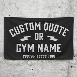Personalisierte Gym Banner