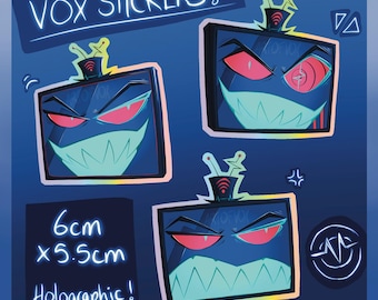 HAZBIN HOTEL VOX Stickers In Hand