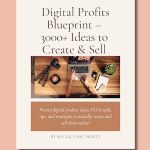 3000 Digital Products to Sell, Etsy Digital Downloads, Etsy Business, Best Small Business Ideas, Etsy Seller Guide, Passive Income